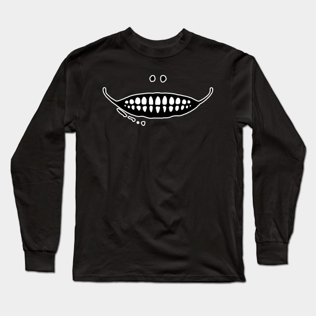 Emil - Yoko Taro Smile from NieR Dark version Long Sleeve T-Shirt by Asiadesign